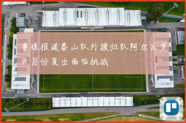 鲁媒报道泰山队外援归队阿尔瓦罗六月份复出面临挑战